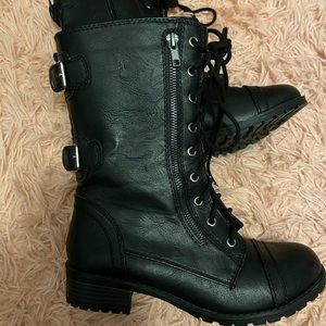 Soda “Dome” Combat Boots